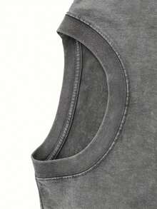 Disney Authorization-Fashion Short-Sleeved Cotton T-Shirts For Men And Women, Mickey Mouse And Friends, Star T-Shirts-Leisure And Comfortable Cotton Washed T-Shirts-Perfect Gifts For Teenagers And Girls-Suitable For Gifts. - Grey - View 3