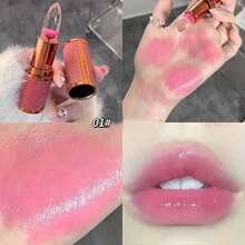 1pc Color-Changing Lipstick-Sensitive Natural Lipstick, Color-Changing Moisturizing Lip Balm, Lip Makeup Brand, Beauty And Facial Makeup, Suitable For Women And Girls, A Winter Essential, Fashionable And Versatile, Ideal Gift For Birthdays And Christmas Parties, Best Color - 春天的櫻花 - 查看 2