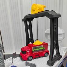 Giant Cargo Ship Toy, Educational Container Crane Truck Toy, Engineering Alloy Vehicle, Birthday Gift For Boys - White - View 10