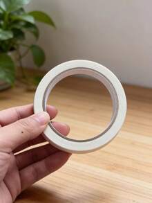 3pcs Masking Tape, Medium-High Adhesive, Suitable For Painting, Peels Off Cleanly, Easy To Tear - View 2