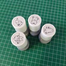 4pcs Cute Cat Stamp Set - Cartoon Cat Pattern Stamps - Animal Stamps - Motivational Stamps, Suitable For Crafts, Scrapbooking, Back To School Rewards - Sets - View 5