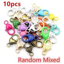 10pcs 26x19mm Heart Shape Lobster Clasp Hooks Craft Keychain Clasps DIY Jewelry Making Accessories Findings - Heart - View 20