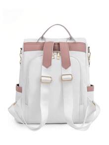 New Chinese Style Butterfly Print Sweet Women Backpack, Fashion, Suitable For Students, Commuting, Minimalist Outdoor Anti-Theft Waterproof Travel Multifunctional Bag - Pink - View 9