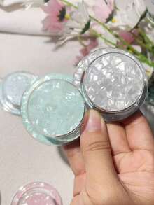 Adjustable Mother Of Pearl Element Slide Colorful Pattern Magnetic Cushion Phone Holder, Shiny Texture Phone Stand, Makeup Mirror Compact Design Spring Gift - Multicolor - View 12