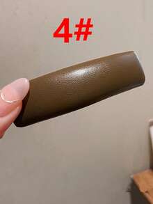 1-5个装女士卡其色侧夹式一体发夹，适合日常休闲佩戴，发卡，配饰 - 咖啡 - 查看 11
