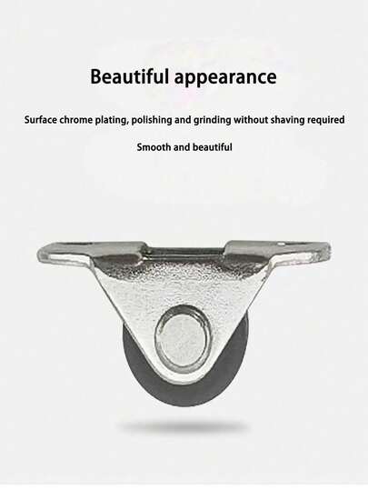 4pcs/8pcs/12pcs/16pcs Tatami Drawer Casters, 1 Inch/1.2 Inch Silent Small Wheel, Furniture Straight Directional Casters