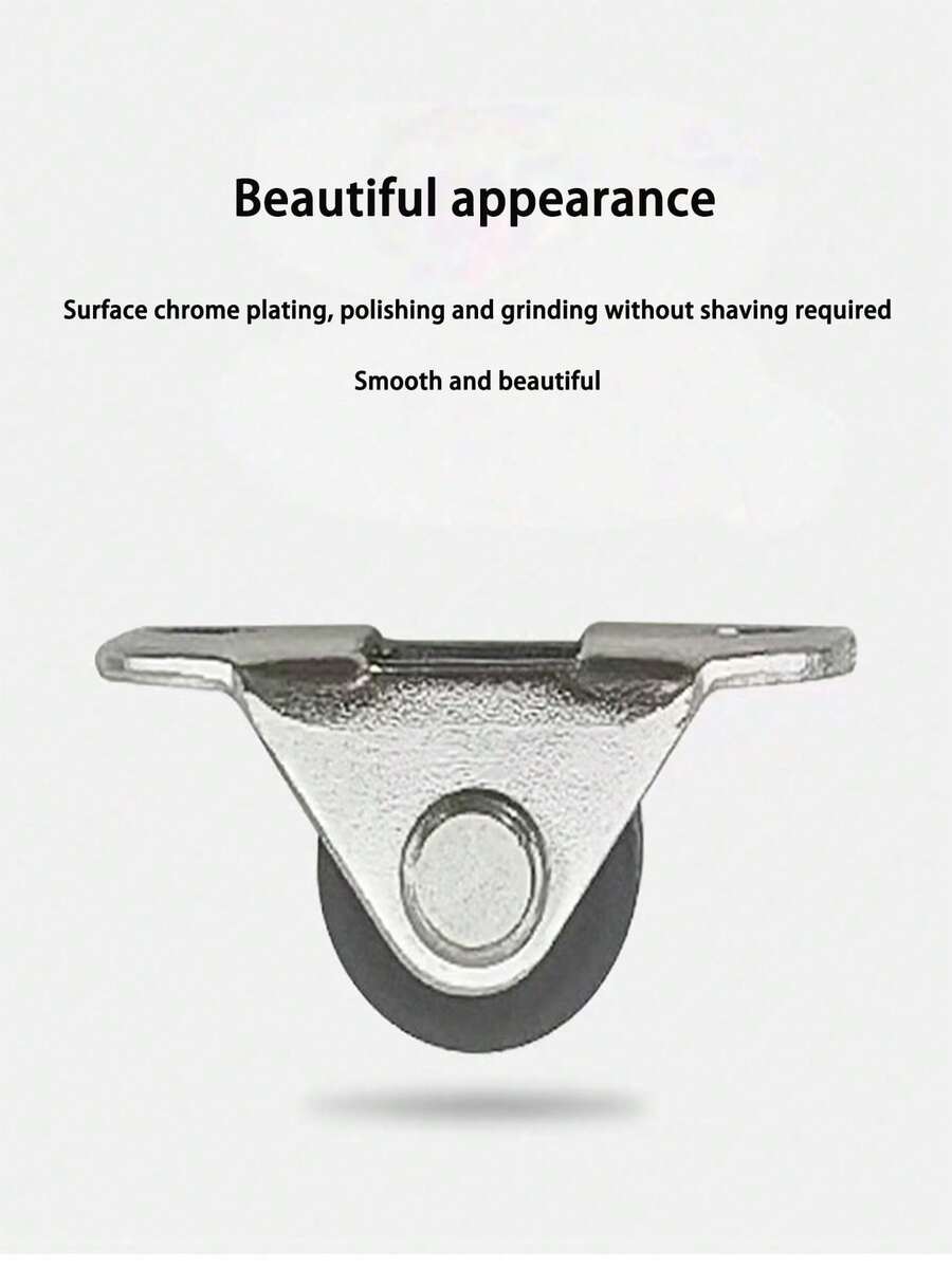 4pcs/8pcs/12pcs/16pcs Tatami Drawer Casters, 1 Inch/1.2 Inch Silent Small Wheel, Furniture Straight Directional Casters - A - View 1