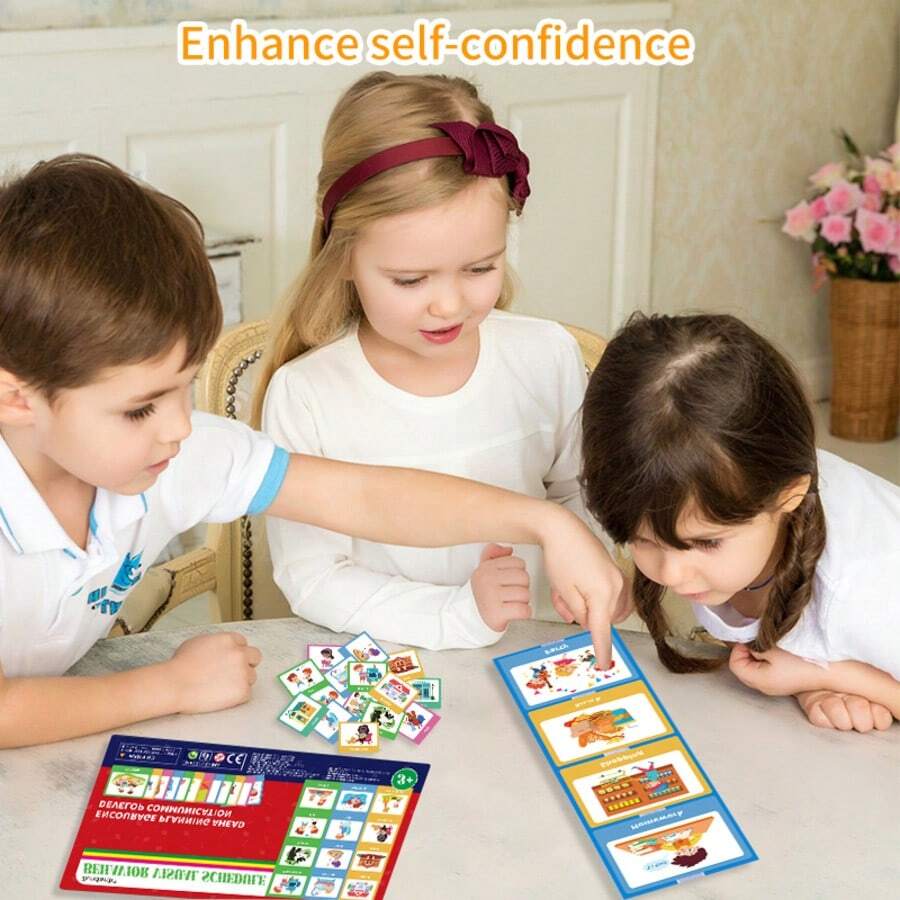 Time Planner, Daily Task Organizer, Cultivates Time Management Skills, Detachable & Reusable, Girls Toy, Ramadan Gift, Back-To-School Gift - Early Childhood Cognitive Cards - View 1