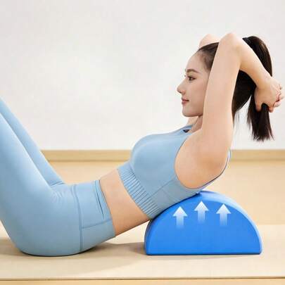 半圆形瑜伽砖，核心训练平衡训练器，防滑瑜伽砖