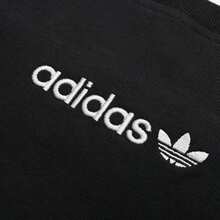 Adidas 2026春夏男士休闲舒适户外运动短袖T恤，简约设计 KW2015 - 黑色 - 查看 4