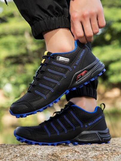 Zapatos impermeables para senderismo para hombres, zapatillas de trekking transpirables, zapatos para correr por senderos antideslizantes para exteriores, zapatos para deportes acuáticos, zapatos para bicicleta de montaña