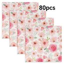 20 cái/40 cái/60 cái/80 cái/100 cái/200 cái/Bộ khăn ăn, khăn ăn vuông mềm 2 lớp màu hồng họa tiết vườn, chưa gấp 33cm*33cm, phù hợp cho: Đám cưới, tiệc trà, trang trí tiệc sinh nhật, trang trí tiệc, vật dụng tiệc, trang trí ngày lễ, vật dụng ngày lễ - Nhiều màu - Xem 13