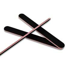 10pcs Professional Double-Sided Nail File Set, Including 100/180 Grit Black Nail Files And Buffers. Washable Double-Sided Nail Files Suitable For Natural Nails And Acrylic Nails DIY Salon Use. - Multicolor - View 8