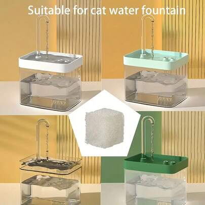 7/11/21 piezas Filtros de repuesto para fuente de agua automática para gatos, adecuado para dispensador de agua para mascotas, esponja filtrante de alta calidad que proporciona continuamente agua potable fresca para sus mascotas, multipack