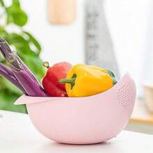 Plastic Kitchen Colander - 10 Inch Strainer Basket For Washing Vegetables, Fruits, Salad And Pasta, Durable Perforated Design, Easy To Clean & Store, Ideal For Meal Prep, Home Cooks & Restaurants - 多色 - 查看 11