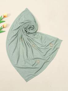 1 chiếc khăn trùm đầu Hijab bằng len Merino họa tiết hoa kim cương mới, khăn choàng thanh lịch dành cho phụ nữ Hồi giáo, mềm mại, bóng mượt, chắn gió và giữ ấm, thích hợp cho mặc hàng ngày, du lịch, dự tiệc, hoạt động ngoài trời vào mùa đông, khăn trùm đầu modal được ưa chuộng và quà tặng ngày lễ. - Nhiều màu - Xem 18