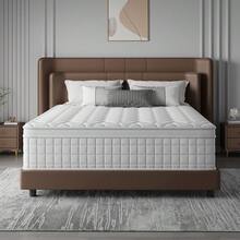 10"12"14" Queen Mattres Twin Full Queen King Size Bed Mattress In A Box, Hybrid Pocket Spring Breathable Cotton Layer Mattress For Motion Isolation & Silent Sleep, Lumbar Support & Pressure Relief, Medium Firm - 黑色 - 查看 14