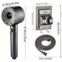 Modern Hand-Held Shower Head, Multi-Function Pressure Nozzle Wall Mounted Hollow Body Spray, Improve The Shower Experience - Shower Set - View 4