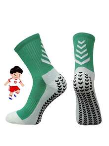 1/5 双儿童运动袜，足球袜，防滑袜，及膝袜，压缩袜，篮球袜，儿童 - 彩色 - 查看 12