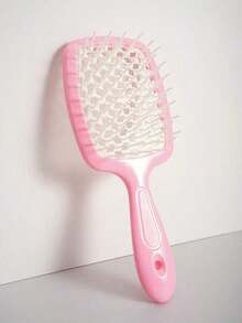 1pcs Hollow Comb Hollow Wide Tooth Comb Women Girls Scalp Massage Comb Hair Brush For Wet Or Dry Hair Detangling Hair Brush, Hollow Hair Comb For Scalp Massage And Hair Care Easy To Grip - Suitable For Men And Women, Back To School, Travel Holiday Essentials, Brushes, Edge Brush Hair Comb Hair, Detangling Brush, Comb, Slick Back Brush, Hairbrush, Hair Brush, Barber, Hairdressing Equipment, Hairdressing, Hair Brush, Brush Hair Brush Set, Comb Hair, Comb For Curls, Detangling Brush, Hair Brush For Women, Barbershop, Hairdressing Equipment - Hồng - Xem 13