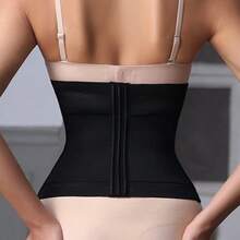 Women Waist Trainer Corsets Hook Loop Tummy Mesh Girdle Belt Cincher Gym Accessories - màu đen - Xem 6