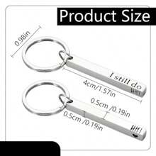 Sixth Wedding Anniversary Keychain Gift For Wife And Husband Iron Anniversary Durable Iron Material Classic Black Color Symbolic Love And Lasting Commitment - như hình ảnh - Xem 2