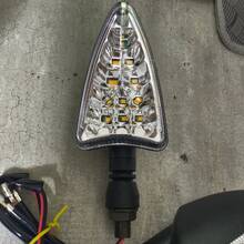 Tecnomoto Motorcycle Lights - BLUE - View 2