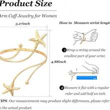 Bộ 6 chiếc vòng tay kim loại hình học phong cách Punk rỗng nhiều lớp đan chéo phóng đại dành cho nữ - D004 - Xem 5