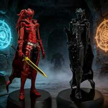 2026新款升级版巫妖王、血骑士、暗影骑士可动人偶模型收藏品 - 送给朋友、节日、生日、收藏的礼物 - 彩色 - 查看 2