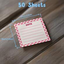 4 包可爱草莓牛奶主题便利贴套装 | 共 200 张 | 美观文具礼品，适合女性、青少年、学生 | 内含 3x3 英寸笔记本和计划本 - K - 查看 2