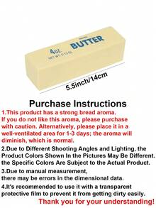 慢回弹黄油香味减压玩具 - 桌面感官焦虑缓解玩具，情人节/生日/派对礼物及嘉年华皮纳塔填充物 - 彩色 - 查看 3