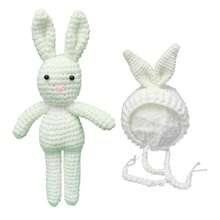 Newborn Photography Props Clothing, Baby Boy/Girl Rabbit Ear Hat Shooting Props, Knitted Hat, Infant Photography Props Clothing - Multicolor - View 6