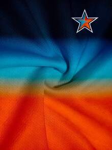 男士渐变印花短袖T恤，夏季 - 彩色 - 查看 5