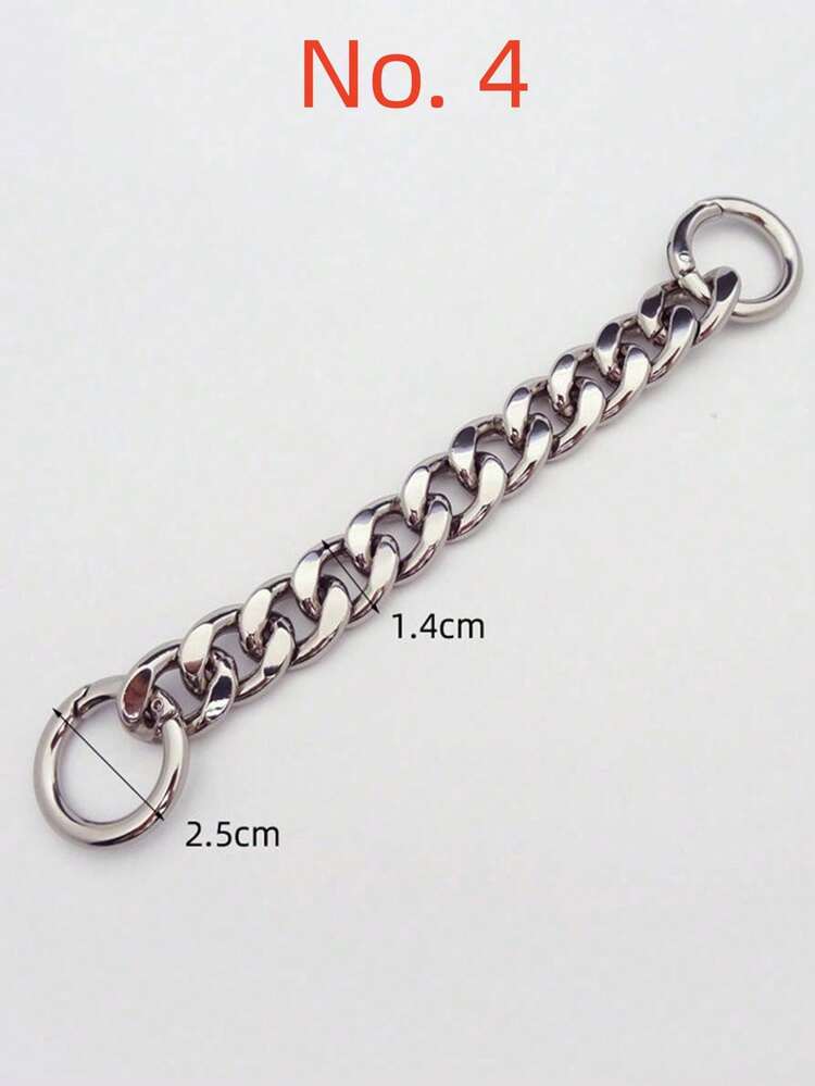 1pc Extra Long & Thick Chain Strap With Clasp, 21cm Length, Suitable For Handbag Accessories Decoration, Pendant For Bags And Wallets - Gold - View 8