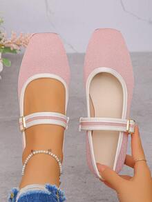 Pink Fine-grained Fabric