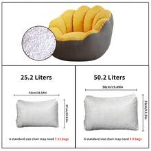 Beanbag Filling, Lazy Sofa Refill, White Polystyrene Foam Balls, DlY CraftBeads, DIY Crafts Stuffing, Beanbag Filler,Toy Pet Nest Pillow Filling - View 3