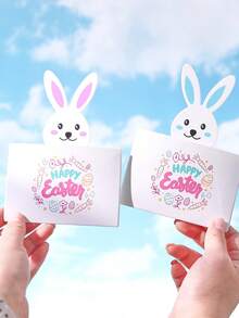 5pcs/Set Rabbit Cards-Holiday/Party Activities & Supplies Decoration Easter , Etc. - Multicolor - View 9
