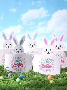 5pcs/Set Rabbit Cards-Holiday/Party Activities & Supplies Decoration Easter , Etc. - Multicolor - View 6