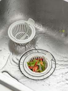 Kitchen Sink Filter Screen, Sewer Anti Clogging Device, Household Sink, Sink, Vegetable Basin, Drain Basket, Water Filter - A - View 5