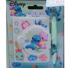 Disney 缝线笔记本配圆珠笔，学生礼物，返校礼物，派对礼物，学生用品，学生奖励 - 1 Set史迪奇 - 查看 3