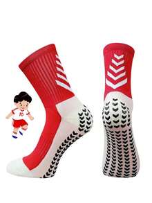 1/5 双儿童运动袜，足球袜，防滑袜，及膝袜，压缩袜，篮球袜，儿童 - 彩色 - 查看 32