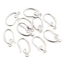 12个19x11毫米黄铜金属耳环钩线DIY首饰制作耳环夹配件 - 耳鉤 - 查看 4