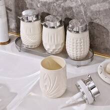 1个泡沫分配瓶，可重复灌装泡沫皂液泵，泡沫洁面乳、洗手液、洗发水、沐浴露瓶，浴室台面配件，旅行和家用洗发水、沐浴露、洗手液泡沫分配器 - 多色 - 查看 6