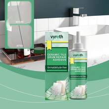 瓷砖裂缝修补胶，家居建材墙砖空心、松动、翘曲边缘填充剂，密封修补 - 100g - 查看 3