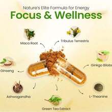 Bella Damiana Leaf Capsules – 1000 Mg Per Serving – Herbal Supplement For Energy & Mood Support – Non-GMO, Gluten-Free – 60 Capsules - 3件 - 查看 7