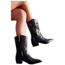 Gioseppo Boots 077-52042506731859 For Women In Color Black - Black - View 4