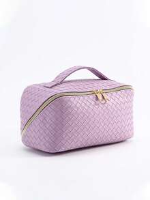 1 件便携式大容量化妆包、化妆刷收纳包、旅行手提包、化妆包、护肤包、化妆包，可装化妆、刷子、眼影盘、指甲油、珠宝、母亲节礼物、送给朋友、女朋友、家人、老师、同事的礼物、万圣节、圣诞节、生日 - 彩色 - 查看 18