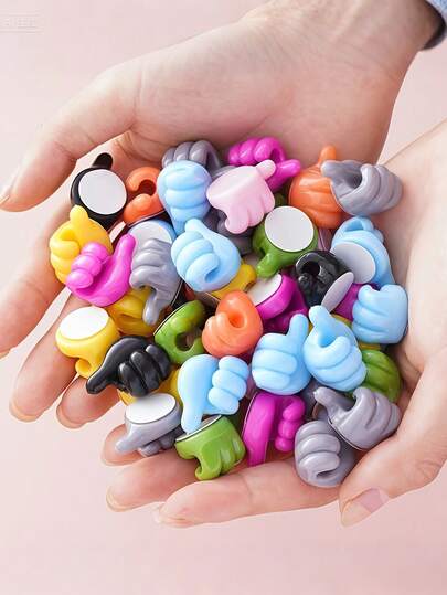 10pcs Handmade Rubber Cable Clips - Perfect Little Tool For Organizing Cables And Cords! (Random Colors)