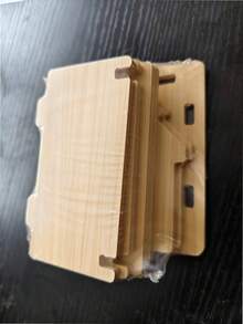 Mini-habitat ideal para hamsters, ratos e gerbos com menos de 5,5 cm (2,17 polegadas). Acessórios confortáveis para gaiola e plataformas de exercício. Cercado para animais de estimação. Abrigo compacto de madeira com telhado. - Tamanho Único - Ver 8