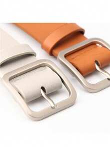 1条女士PU腰带，方形扣，日常穿着，可搭配裤子和裙子，适合万圣节、夏季、上学、秋季等场合。 - A - 查看 5